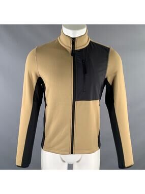 AZTECH Chest Size XS Brown Black Color Block Polyamide Thermal Jacket